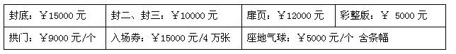 會刊及其它廣告