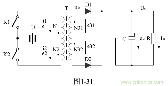 推挽式變壓器開關電源原理及參數計算&mdash;&mdash;陶顯芳老師談開關電源原理與設計