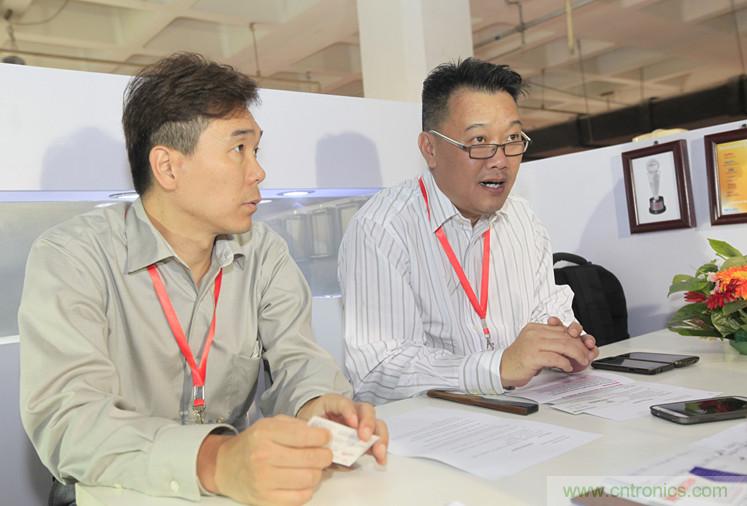 左二，Keystone亞太設計與制造總監Steven Chua