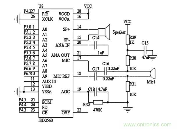 可穿戴醫療設備語音報警電路設計