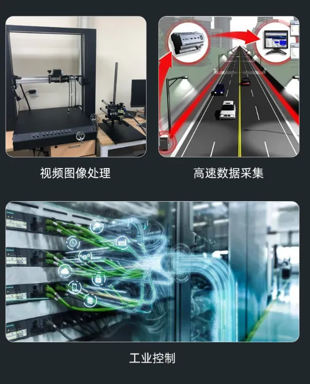 基于賽靈思、紫光芯片開發的FPGA高速通信開發板，適用于圖像處理、工業控制場景